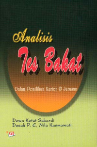 Image of Analisis tes bakat : dalam pemilihan karier dan jurusan