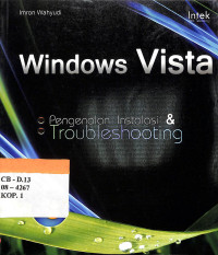 Image of WINDOWS VISTA : PENGENALAN INSTALASI & TROUBLESHOOTING